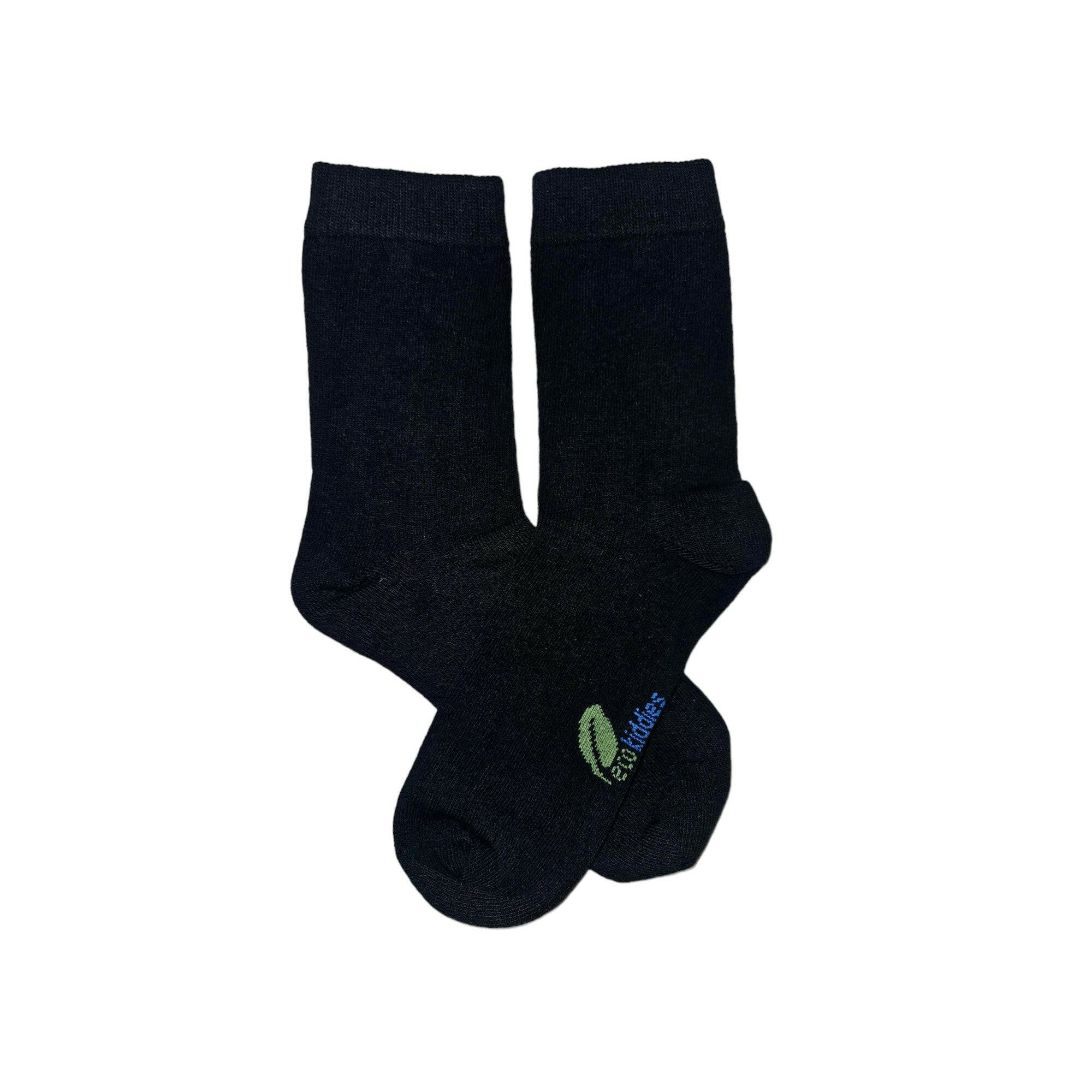 BLACK SCHOOL SOCKS - KIDS (PLAIN SOCKS)