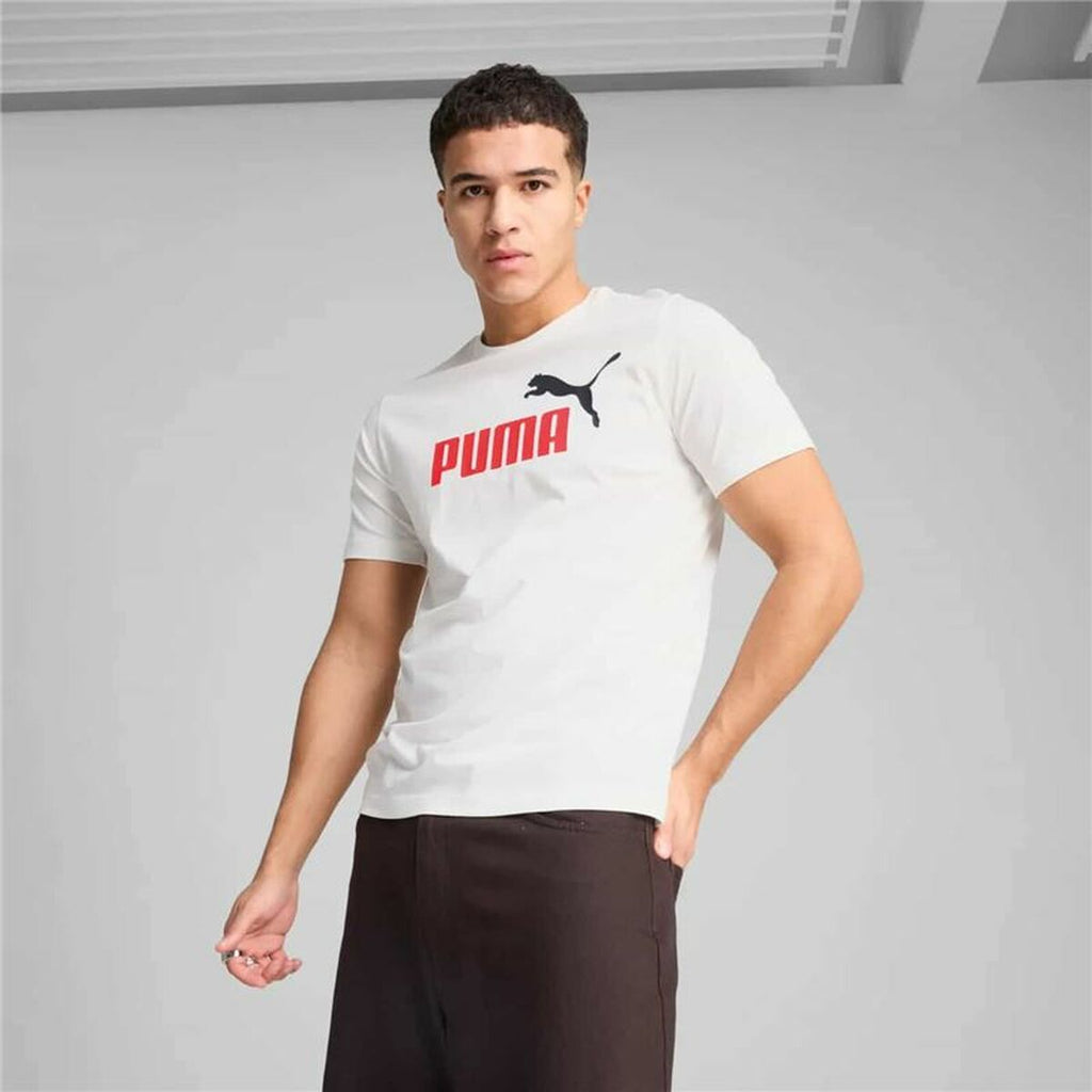 Men’s Short Sleeve T-Shirt Puma White