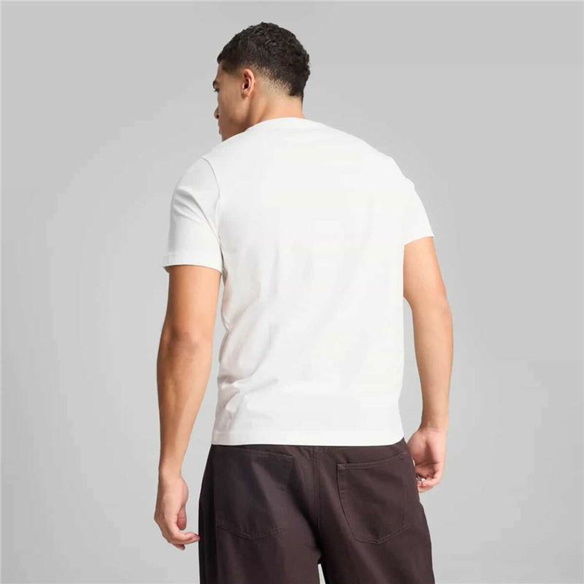 Men’s Short Sleeve T-Shirt Puma White