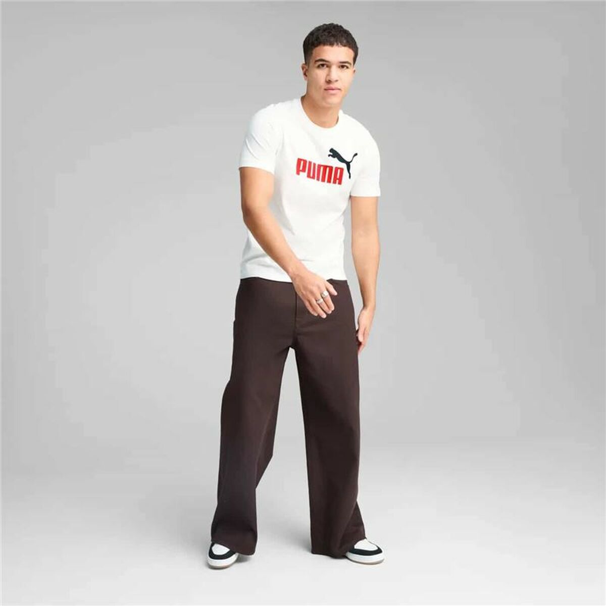 Men’s Short Sleeve T-Shirt Puma White