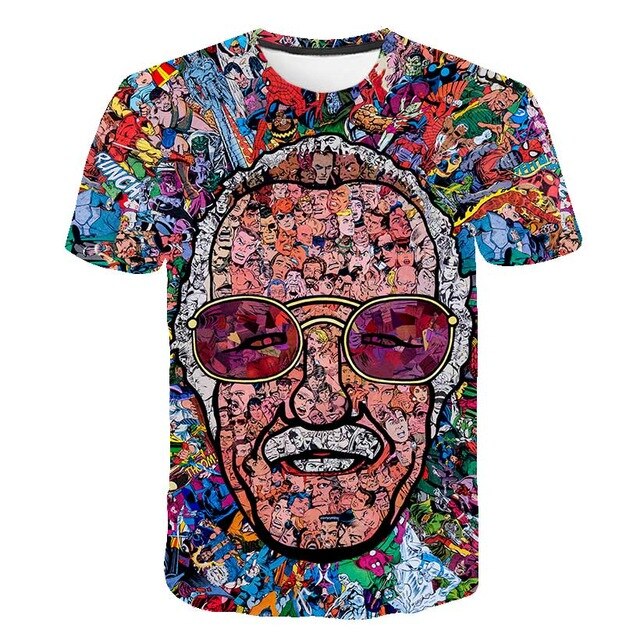 spongebob squarepants casual men's t-shirts, 3D printed t-shirts, casual cartoon fashion t-shirts, men and women