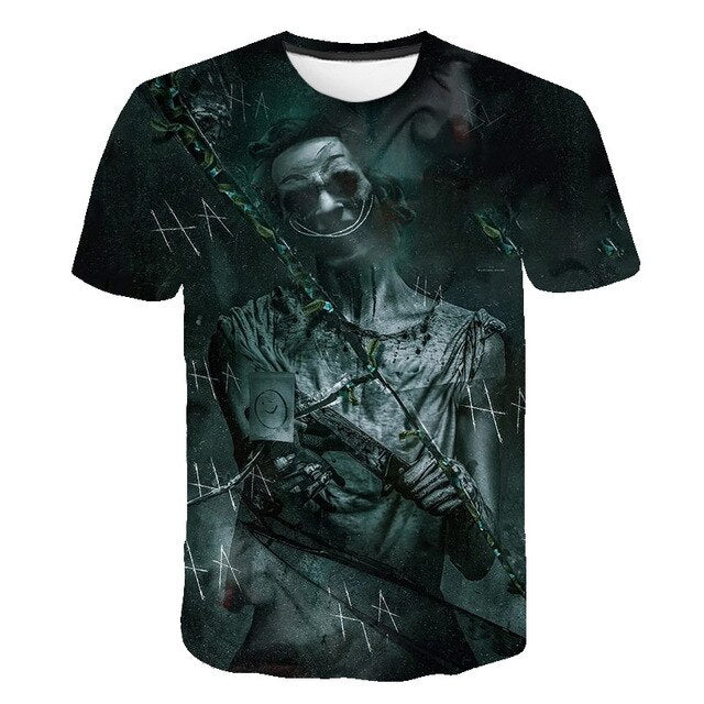 Hot Sale Clown T Shirt Men/women Joker Face 3D Printed Terror Fashion T-shirts Cool Character joker Harajuku Clothing